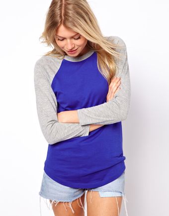 Asos Baseball Top - Lyst