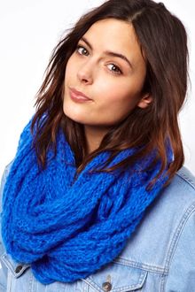 Asos Textured Knit Snood - Lyst