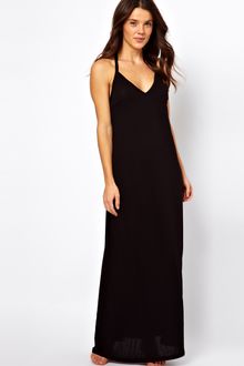 Asos Macrame Back Maxi Beach Dress - Lyst