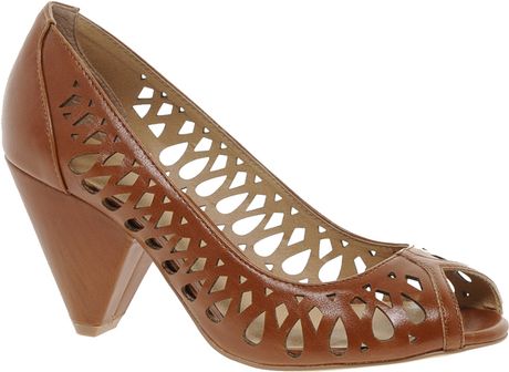 asos tan heels