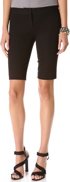 DKNY Flat Front City Shorts - Lyst