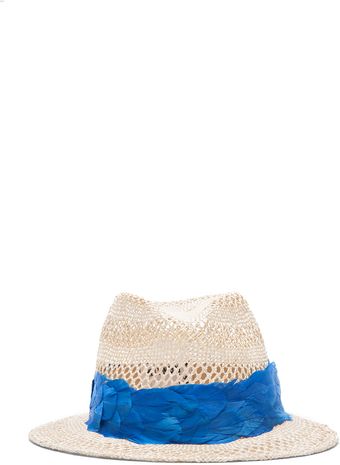 Eugenia Kim Max Open Weave Fedora in Natural - Lyst
