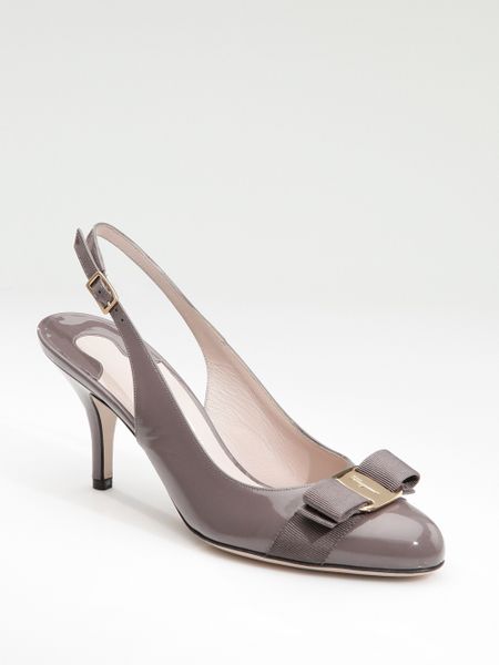 grey sling backs