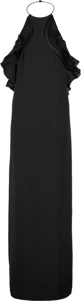 Gucci Ruffled Silkcady Gown - Lyst