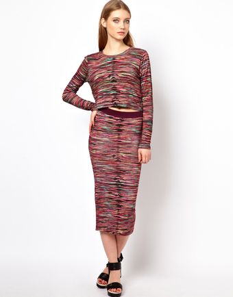 House Of Holland Multi Print Long Sleeve Top - Lyst