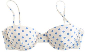 J.Crew Polka Dot Underwire Top - Lyst