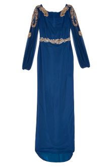 Marchesa Embellished Tulle Overlay Gown - Lyst