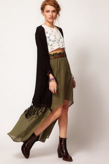 Mink Pink Nimbin Belted Skirt - Lyst