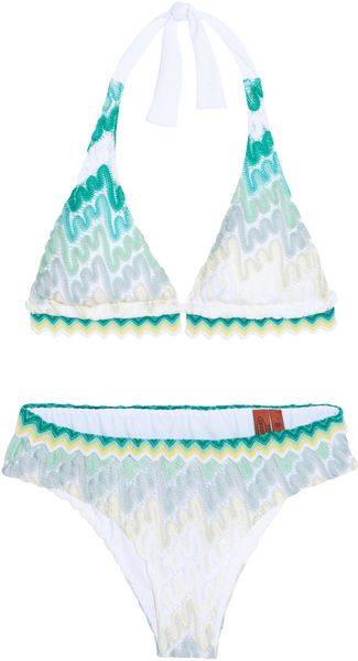 Missoni Halterneck Bikini - Lyst