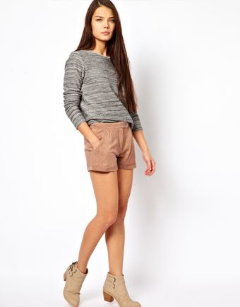 Muubaa Muubaa Suede Whalen Shorts - Lyst