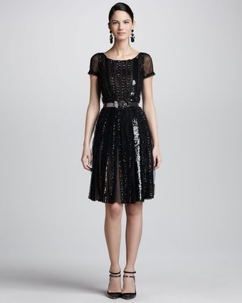 Oscar de la Renta Beaded Lacedetail D - Lyst