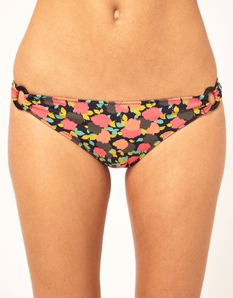 Paul By Paul Smith  Ring Bikini Bottom with Silhouette Floral Print - Lyst