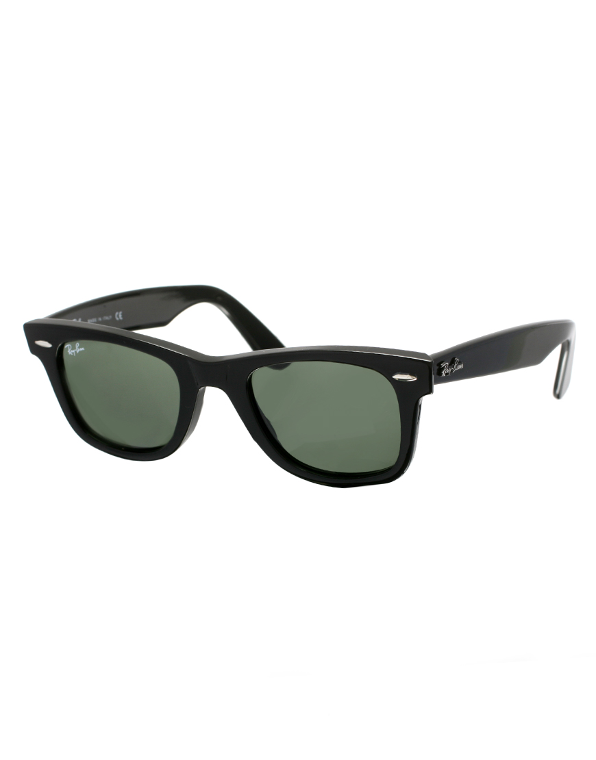 Ray-ban Wayfarer Sunglasses in Black for Men | Lyst