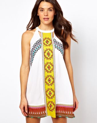 River Island Misha Mexican Dress - Lyst