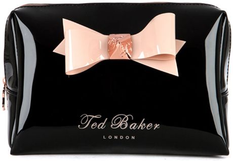 Ted Baker Bow Wash Bag in Black for Men