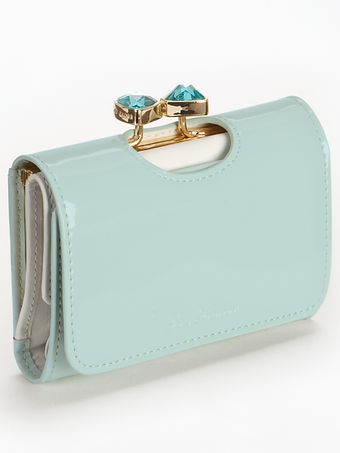 Ted Baker Bow Crystal Top Small Purse - Lyst