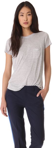 Vince Pocket Tee - Lyst