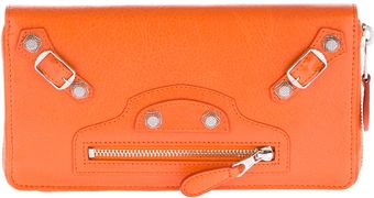 Balenciaga Continental Zip Around Wallet - Lyst