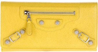 Balenciaga Continental Wallet - Lyst