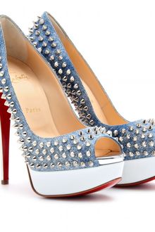 Christian Louboutin Lady Peep Spikes 150 Peeptoe Platform Pumps - Lyst