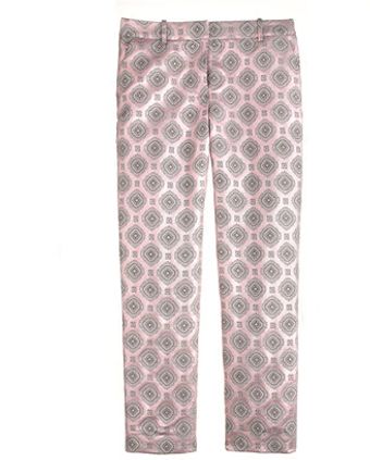 J.Crew Preorder Collection Café Capri in Metallic Foulard - Lyst