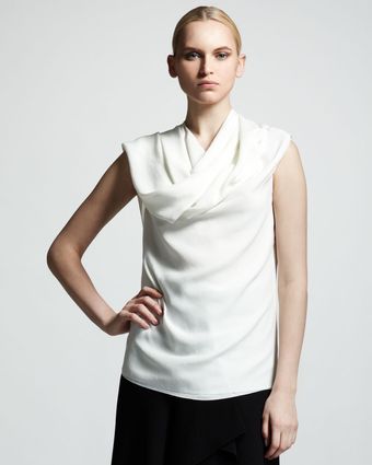 Lanvin Wrapscarf Blouse - Lyst