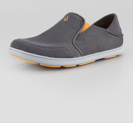 Olukai Nohea Mesh Slipon Sneaker Gray in Gray (8) | Lyst