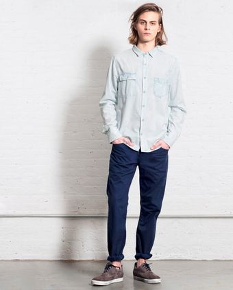 Rag & Bone Trail Shirt Bleach Out - Lyst