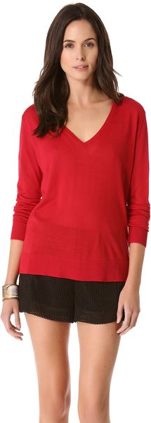 Equipment Sandy V Neck Sweater - Lyst