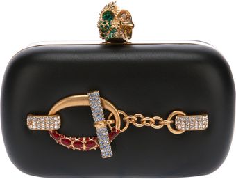 Alexander McQueen Skull Box Clutch - Lyst