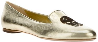 Alexander McQueen Embellished Skull Slipper - Lyst