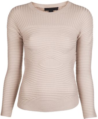 Alexander Wang Stretchy Rib Crewneck Top - Lyst