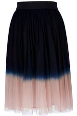 Amen Pleated Dipdye Skirt