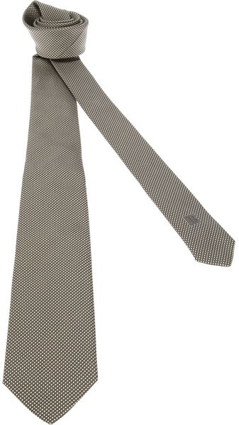 Balmain Patterned Silk Tie - Lyst