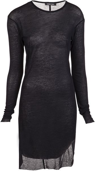 Damir Doma Sheer Long Tshirt Dress - Lyst