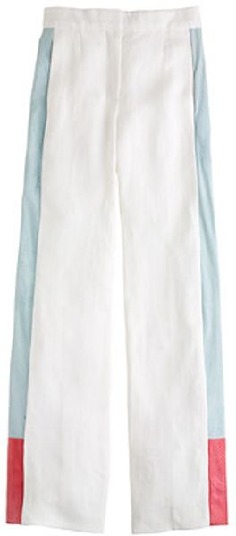 J.Crew Collection Snakeskin stripe Trouser - Lyst