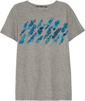 Proenza Schouler Printed Cottonjersey Tshirt - Lyst