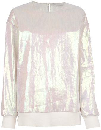 Stella McCartney High Shine Sweatshirt - Lyst