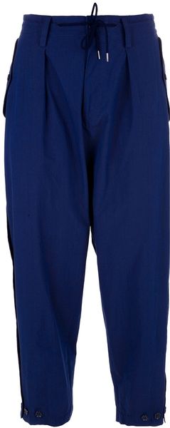 Yohji Yamamoto Cropped Multipocket Trouser - Lyst