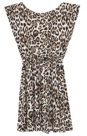 Alice + Olivia Shellie Leopard Print Dress - Lyst