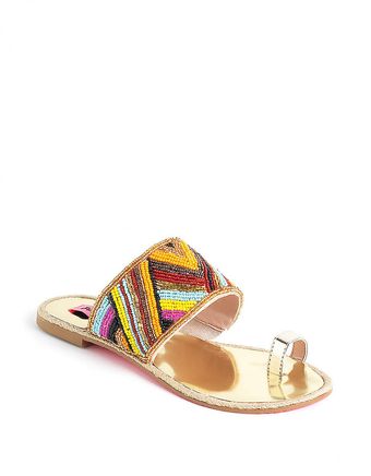 Betsey Johnson Raffi Toe Thong Sandals - Lyst