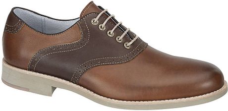 Johnston  Murphy Ellington Saddle Shoes in Brown for Men (tanbrown ...