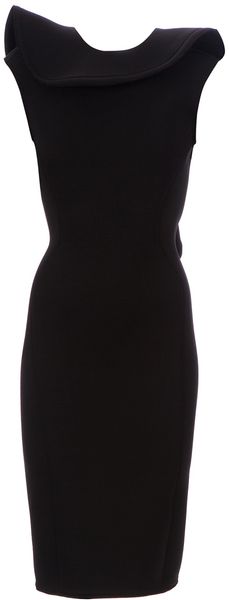 Lanvin Asymmetrical Dress - Lyst
