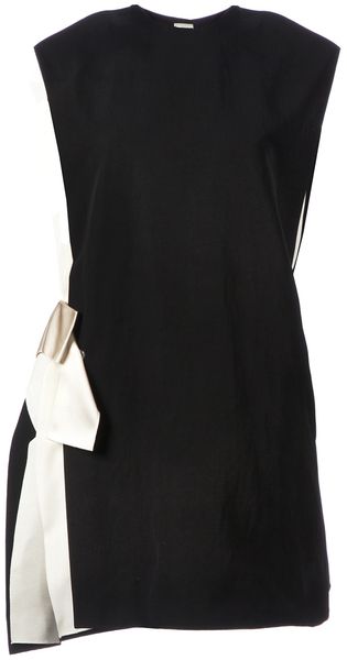 Lanvin Ribbon Dress - Lyst