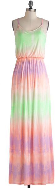 ModCloth Bay At Sunset Dress - Lyst