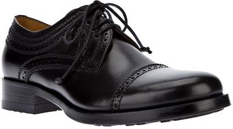 Alexander McQueen Perforated Oxford - Lyst