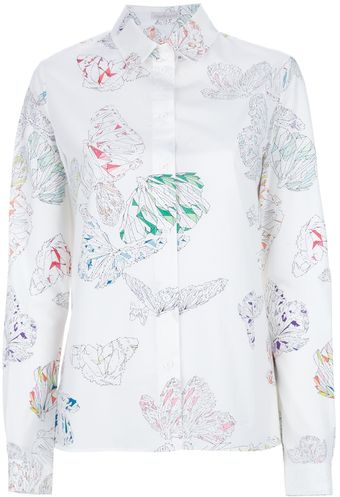 Cacharel Geometric Butterfly Shirt - Lyst