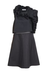 Chloé Ruffled Duallayer Dress