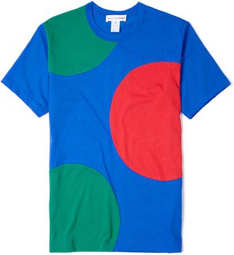 Comme Des Garçons Cobalt Oversized Spot T-shirt - Lyst
