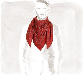 Hermes Tampon Equestre Scarf - Lyst